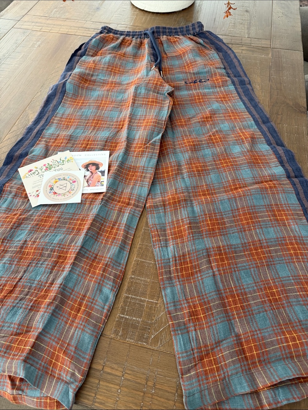 NWT Sabbi The Mexicola Check Pants - Picture 3 of 8